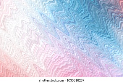 Light Blue, Red vector background with bubble shapes. Shining illustration, which consist of blurred lines, circles. The elegant pattern for brand book.