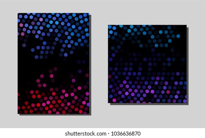 Light Blue, Red vector background for presentations. Modern abstract design concept with colorful gradient. New design for a poster, banner of your website.