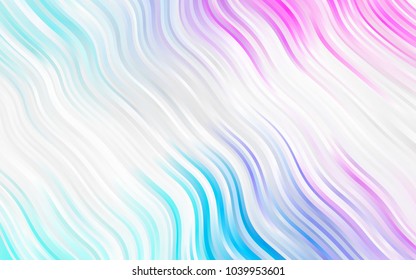 Light Blue, Red vector background with lava shapes. Creative geometric illustration in marble style with gradient. Pattern for your business design.
