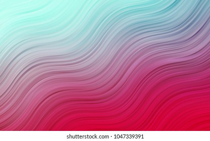 Light Blue, Red vector background with lamp shapes. Geometric illustration in marble style with gradient.  A completely new memphis design for your business.