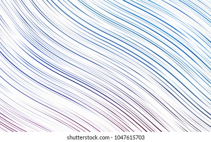 Light Blue, Red vector background with abstract lines. A completely new color illustration in marble style. A completely new marble design for your business.