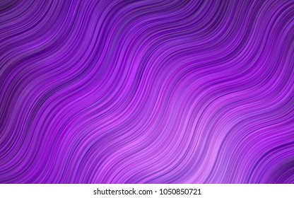 Light Blue, Red vector background with curved circles. Modern gradient abstract illustration with bandy lines. New composition for your brand book.