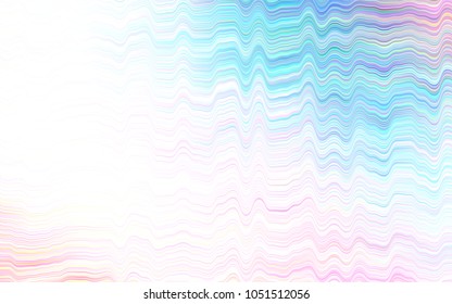Light Blue, Red vector background with bent lines. Brand-new colored illustration in marble style with gradient. New composition for your brand book.