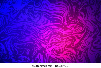 Light Blue, Red vector background with bubble shapes. Creative geometric illustration in marble style with gradient. Textured wave pattern for backgrounds.