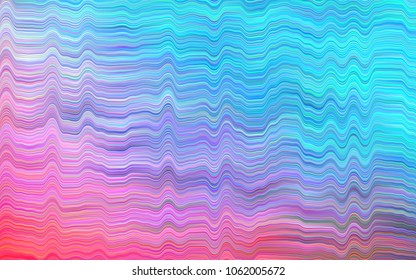 Light Blue, Red vector background with bubble shapes. Shining illustration, which consist of blurred lines, circles. A completely new template for your business design.