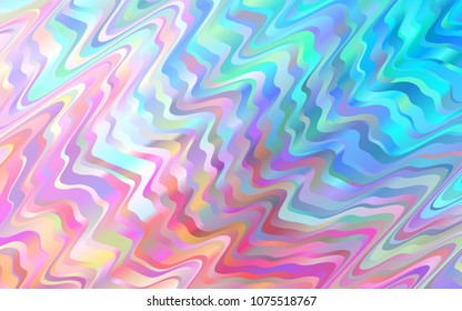 Light Blue, Red vector background with bubble shapes. A vague circumflex abstract illustration with gradient. Textured wave pattern for backgrounds.