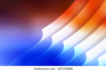 Light Blue, Red vector background with straight lines. Modern geometrical abstract illustration with Lines. Smart design for your business advert.