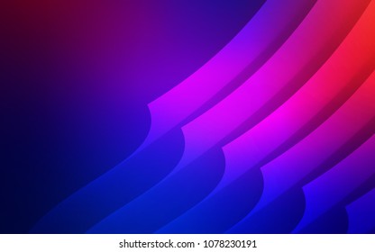 Light Blue, Red vector background with straight lines. Glitter abstract illustration with colored sticks. The pattern for ad, booklets, leaflets.