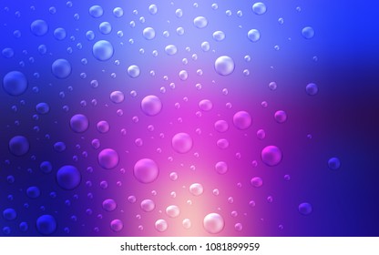 Light Blue, Red vector background with dots. Abstract illustration with colored bubbles in nature style. The pattern can be used for beautiful websites.