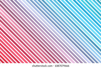 Light Blue, Red vector background with straight lines. Decorative shining illustration with lines on abstract template. Best design for your ad, poster, banner.