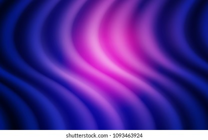 Light Blue, Red vector background with curved circles. A sample with blurred bubble shapes. Pattern for your business design.