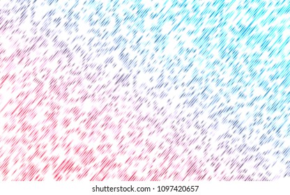 Light Blue, Red vector background with straight lines. Shining colored illustration with narrow lines. Smart design for your business advert.