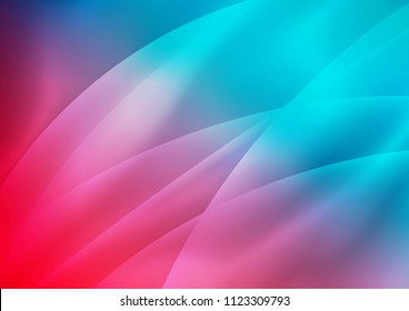 Light Blue, Red vector background with straight lines. Lines on blurred abstract background with gradient. The template can be used as a background.