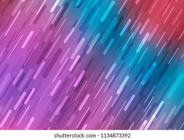 Light Blue, Red vector background with straight lines. Glitter abstract illustration with colored sticks. The pattern can be used for websites.