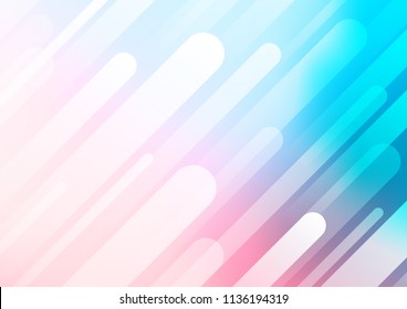 Light Blue, Red vector background with straight lines. Decorative shining illustration with lines on abstract template. The template can be used as a background.