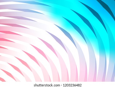 Light Blue, Red vector background with straight lines. Lines on blurred abstract background with gradient. The pattern can be used as ads, poster, banner for commercial.