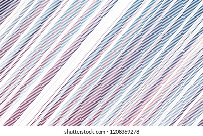 Light Blue, Red vector background with straight lines. Glitter abstract illustration with colored sticks. The pattern can be used for websites.