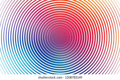 Light Blue, Red vector background with bubbles. Blurred bubbles on abstract background with colorful gradient. Pattern for ads, booklets.