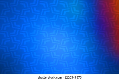 Light Blue, Red vector background with bubble shapes. Creative illustration in halftone marble style with gradient. Textured wave pattern for backgrounds.