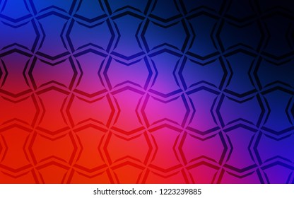 Light Blue, Red vector background with straight lines. Glitter abstract illustration with colored sticks. Pattern for your busines websites.