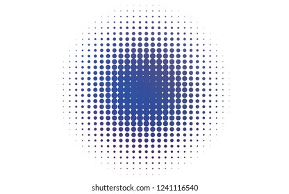 Light Blue, Red vector background with bubbles. Beautiful colored illustration with blurred circles in nature style. Template for your brand book.