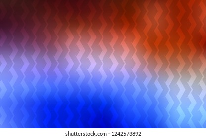 Light Blue, Red vector background with straight lines. Modern geometrical abstract illustration with Lines. Pattern for ads, posters, banners.