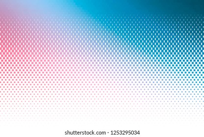Light Blue, Red vector background with rectangles. Decorative design in abstract style with rectangles. Pattern for commercials.