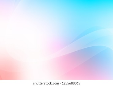 Light Blue, Red vector background with liquid shapes. Brand new colored illustration in marble style with gradient. A completely new template for your business design.
