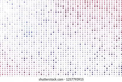 Light Blue, Red vector background with bubbles. Abstract illustration with colored bubbles in nature style. Pattern for ads, leaflets.