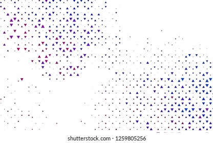 Light Blue, Red vector background with triangles. Beautiful illustration with triangles in nature style. Pattern for busines ad, booklets, leaflets