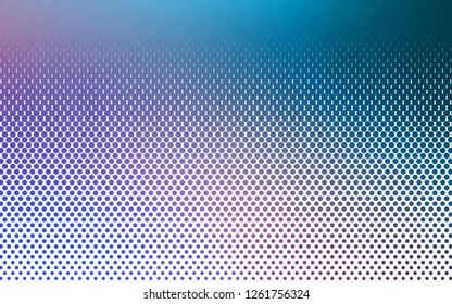 Light Blue, Red vector background with bubbles. Beautiful colored illustration with blurred circles in nature style. Design for business adverts.