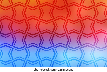 Light Blue, Red vector background with straight lines. Glitter abstract illustration with colored sticks. Best design for your ad, poster, banner.