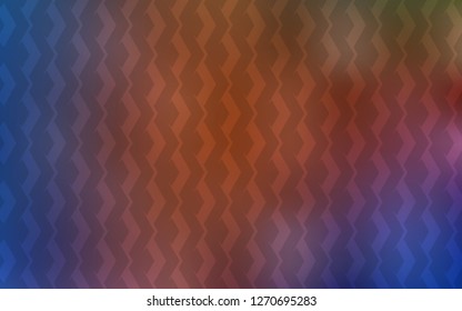 Light Blue, Red vector background with straight lines. Glitter abstract illustration with colorful sticks. Pattern for ads, posters, banners.