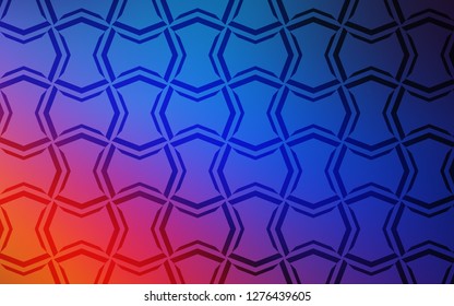 Light Blue, Red vector background with straight lines. Blurred decorative design in simple style with lines. Pattern for your busines websites.