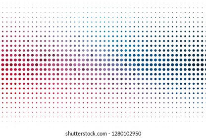 Light Blue, Red vector background with bubbles. Blurred decorative design in abstract style with bubbles. Design for posters, banners.