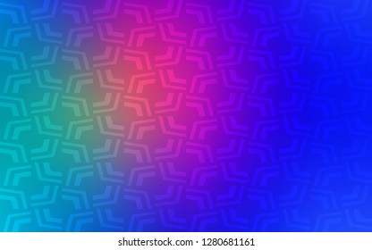 Light Blue, Red vector background with liquid shapes. Creative geometric illustration in marble style with gradient. Brand new design for your ads, poster, banner.