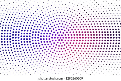 Light Blue, Red vector  background with bubbles. Blurred bubbles on abstract background with colorful gradient. Pattern for textures of wallpapers.