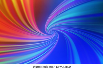Light Blue, Red vector background with wry lines. A circumflex abstract illustration with gradient. Abstract design for your web site.
