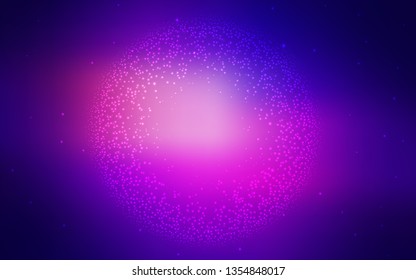Light Blue, Red vector background with astronomical stars. Shining colored illustration with bright astronomical stars. Template for cosmic backgrounds.