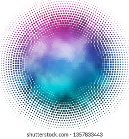 Light Blue, Red vector background with rectangles. Illustration with a set of gradient rectangles. Best design for your ad, poster, banner.