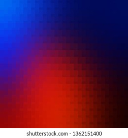 Light Blue, Red vector background with rectangles. Abstract gradient illustration with colorful rectangles. Best design for your ad, poster, banner.