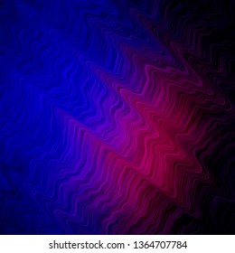 Light Blue, Red vector background with lines. Illustration in abstract style with gradient curved.  Pattern for commercials, ads.