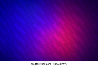 Light Blue, Red vector background with straight lines. Lines on blurred abstract background with gradient. Smart design for your business advert.