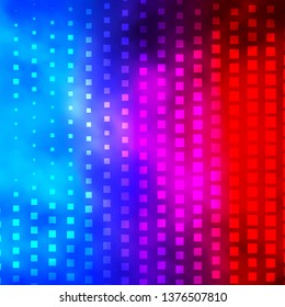 Light Blue, Red vector background with rectangles. Abstract gradient illustration with rectangles. Template for cellphones.
