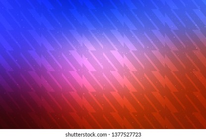 Light Blue, Red vector background with straight lines. Modern geometrical abstract illustration with Lines. Pattern for ads, posters, banners.