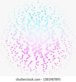 Light Blue, Red vector background in polygonal style. Abstract gradient illustration with rectangles. Pattern for websites, landing pages.