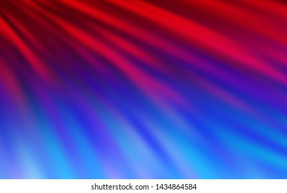 Light Blue, Red vector background with straight lines. Modern geometrical abstract illustration with Lines. Best design for your ad, poster, banner.
