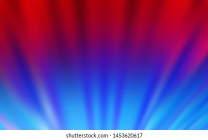 Light Blue, Red vector background with straight lines. Shining colored illustration with sharp stripes. Pattern for ad, booklets, leaflets.