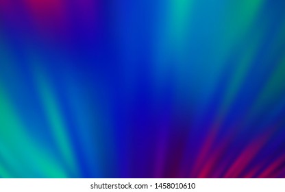 Light Blue, Red vector background with stright stripes. Lines on blurred abstract background with gradient. Smart design for your business advert.