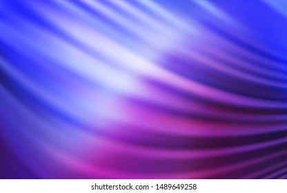 Light Blue, Red vector background with bent lines. A shining illustration, which consists of curved lines. A new texture for your  ad, booklets, leaflets.